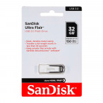 FLASH DRIVE SANDISK 32GB ULTRA FLAIR USB 3.0 METAL, SILVER