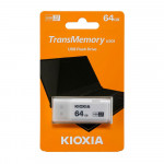 FLASH DRIVE KIOXIA BY TOSHIBA 64GB U366 USB 3.2. WHITE