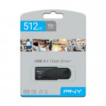 FLASH DRIVE PNY 512GB  USB 3.1 BLACK