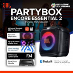 JBL Partybox Encore Essential 2  AI Sound Boost 100w/Battery 15H