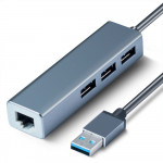 USB HUB Multi-function LAN ADAPTER 3 PORT