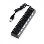 USB Hub Universal multi color CR113  Black