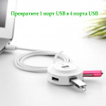 USB Hub UGreen CR106 4 port  usb2,0  50 sm