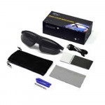 Smart Wieless Cycling Glasses QY-Pro2 Black