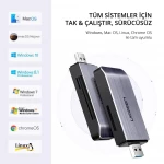 CARD READER UGREEN CM180 USB 3,0  4IN1