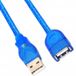 USB to USB 2,0 Cable 5 m Blue