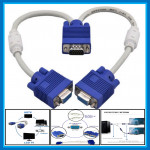 VGA Spliter Cable 1in 2out