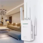 WIRELESS Repeater AP PIX-LINK  1200 Mbps x 2 Lan  2,4 Ghz 4 Antennas