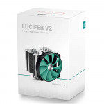 COOLER FOR CPU DEEPCOOL LUCIFER V2 2011, 1155, 775 BLUE