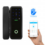 Smart Glass door Fingerprint lock YH-A9 Black YOUHE