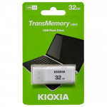 FLASH DRIVE KIOXIA BY TOSHIBA 32GB U202 USB 2.0 WHITE