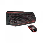 KEYBOARD+MOUSE DELUX K9500U+M556BU GAMING WITH LIGHT USB WIRED RUS\ENG\TM\BLACK