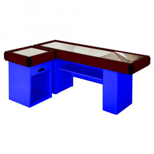 Checkcount counter YYC-003 Blue L2500 * W550 * H900mm/ L550*W550*900mm