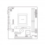 MB AXLE H81 1150  DDR3, 2 Micro-Atx, 4 USB, 2 USB 3.0, VGA, HDMI