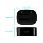 DOCKING STATION ORICO 6228US3 For 2HDD 2,5/3,5 USB 3,0