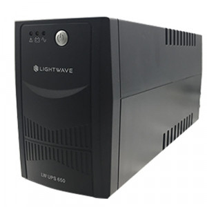 UPS LIGHTWAVE 650va390W Offline+AVR Function 2XOu