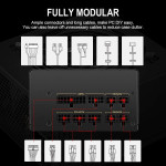 Power Supply Golden Field GPG750W Full Modular 80 Plus