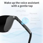 (Akylly äýnek) Smart Glasses  ModelG05 Bluelight+Sun glasses+Yellow lenses (Mirror frame) T3