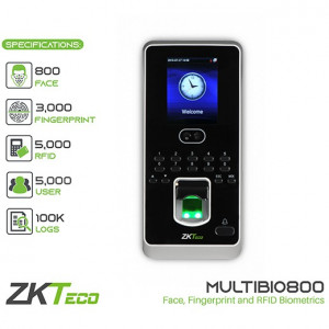 Access Control ZKTeco  iFace3  Fingerprint, Password, Face, card