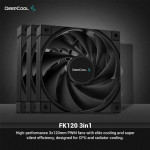 COOLER DEEPCOOL FK120M 3x120MM WITH RGB LED