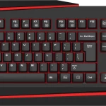 KEYBOARD+MOUSE DELUX K9500U+M556BU GAMING WITH LIGHT USB WIRED RUS\ENG\TM\BLACK