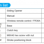 Sliding Gate Opener Foresee  F-500G   (1600kg)