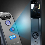 Smart Lock YH-RM001 Black YOUHE Fingerprint, Password, Card, Key, Camera, APP