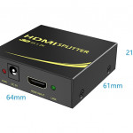 HDMI SPLITTER 1x2 3D 4Kx2K   eKL-HD102