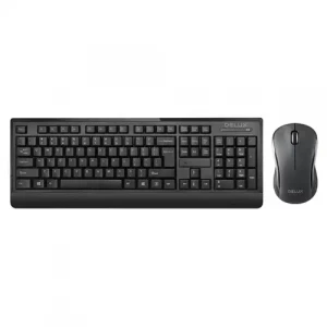 KEYBOARD+MOUSE DELUX K6010G+M391GB 2,4G Wireless RUS\ENG\TM\BLACK