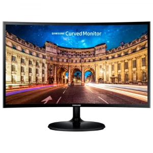 Monitor SAMSUNG 24F390 24'' CURVED VA/1920x1080/72Hz/4MS/D-SUB/HDMI/BLACK