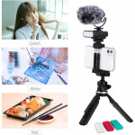 Vlogging Video Kit ORDRO Microphone/Led Light/Tripod