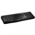 Rapoo E1050 2.4G Anti-Splash Wireless Keyboard (Black)