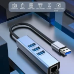 USB 3.0  HUB 3 PORT LAN GIGABIT 8