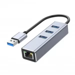 USB 3.0  HUB 3 PORT LAN GIGABIT 8