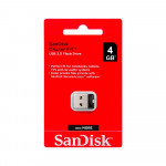 USB FLASH  SANDISK Mini 4GB Cruzer Fit  USB 2.0