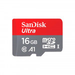 SanDisk Ultra 16GB UHS-I Class 10 MicroSDXC Memory Card Up to 100mb/s SDSQUNC-16G with Adapter