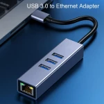 USB 3.0  HUB 3 PORT LAN GIGABIT 8