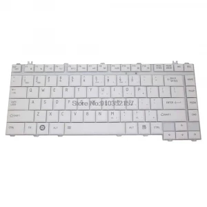 Laptop Keyboard Toshiba M500 White