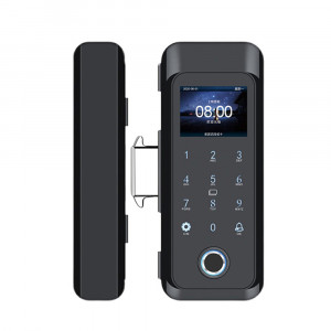 Smart Glass door Fingerprint lock YH-668 Black YOUHE