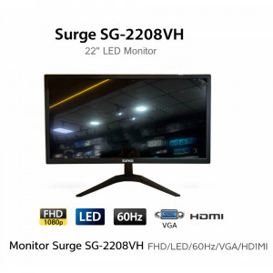 Monitor Surge SG-2208VH  FHD/LED/60Hz/VGA/HDMI