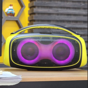 Speaker Karaoke 5502  2MIC RGB/BT/USB/TF CARD/FM RADIO/4500mAh/BLACK