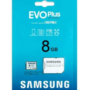 MICRO SD SAMSUNG EVO PLUS  8GB  130 MB/s