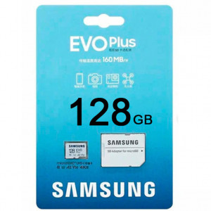MICRO SD SAMSUNG EVO PLUS  128GB  130 MB/s