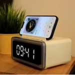 (Kalonka) SPEAKER HP PJ-05 RGB Light, Alarm clock,Wireless charging,Bluetooth,FM-Radio