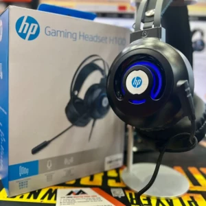 HEADSET HP H100  Gaming Wired, Microphone,RGB, Black