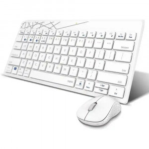 KEYBOARD+MOUSE KIT RAPOO 8000GT Bluetooth 2,4G Wireless  RUS\ENG\WHITE
