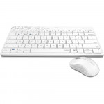 KEYBOARD+MOUSE KIT RAPOO 8000GT Bluetooth 2,4G Wireless  RUS\ENG\WHITE