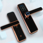 Intelligent Lock YH-X3 Red bronze YOUHE Fingerprint, Password, Card, Key