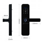 Intelligent Lock YH-X5 Black YOUHE Fingerprint, Password, Card, Key